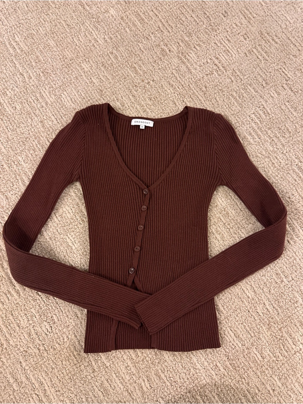 Ribbed V-Neck top